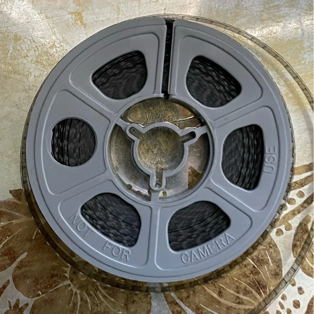 The Three Stooges 1960’s 8 mm silent film reel, Larry, Moe & Curly